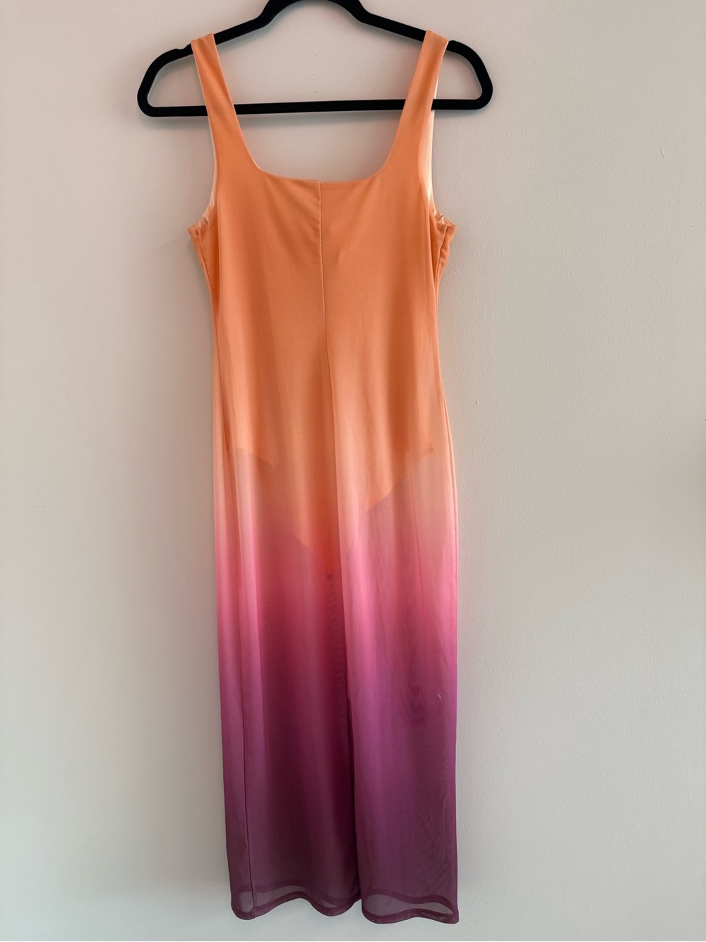 Madden NYC sheer mesh dress with bodysuit and padded top - Picture 3 of 3